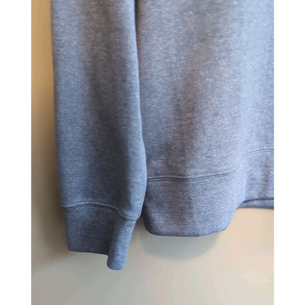Tommy Hilfiger Mens Medium M Blue Quarter Zip Sweatshirt Pullover Sweater 1/4 - Picture 4 of 5